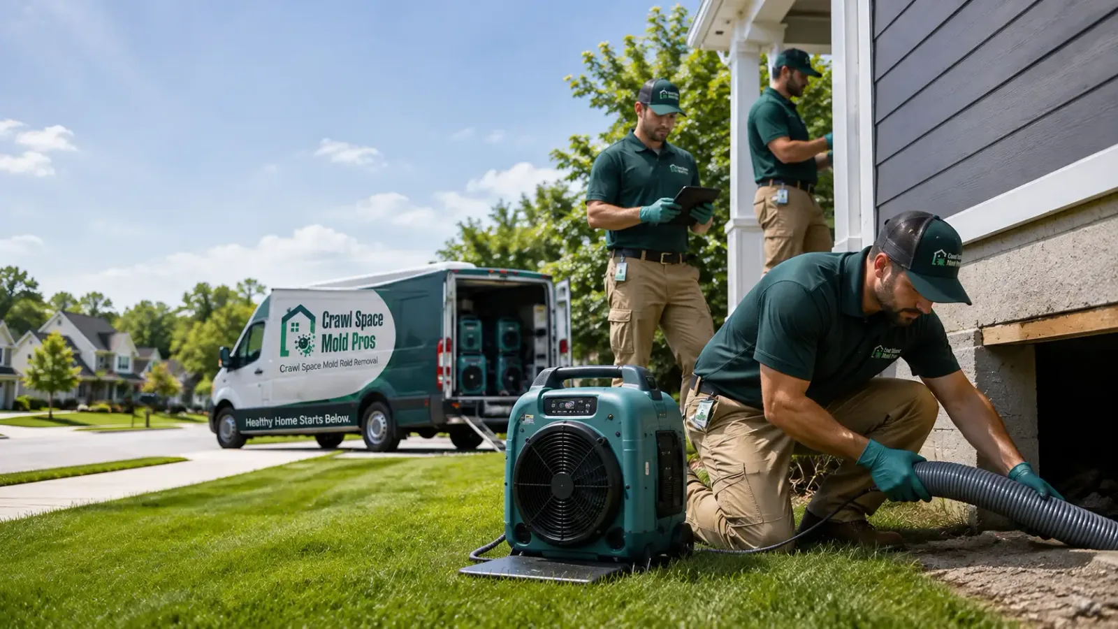 Crawl Space Mold Removal in Mark, IL